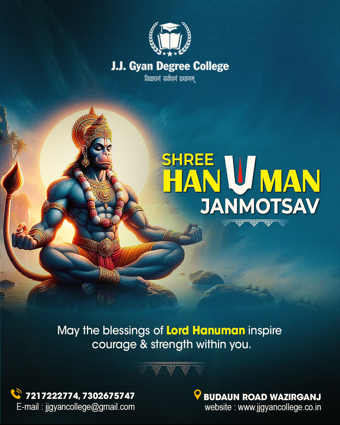 J J Gyan Degree College Social Media Post