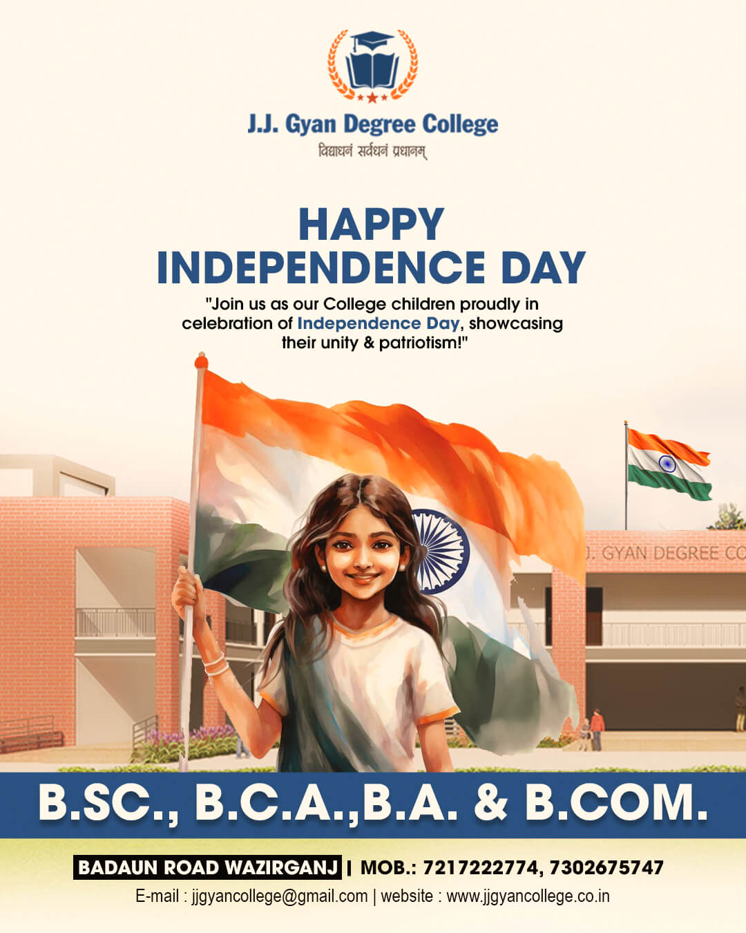 J J Gyan Degree College Social Media Post