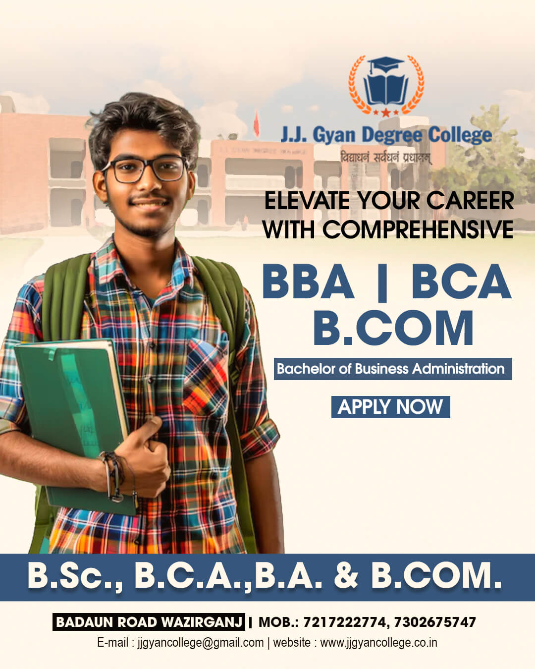 J J Gyan Degree College Social Media Post