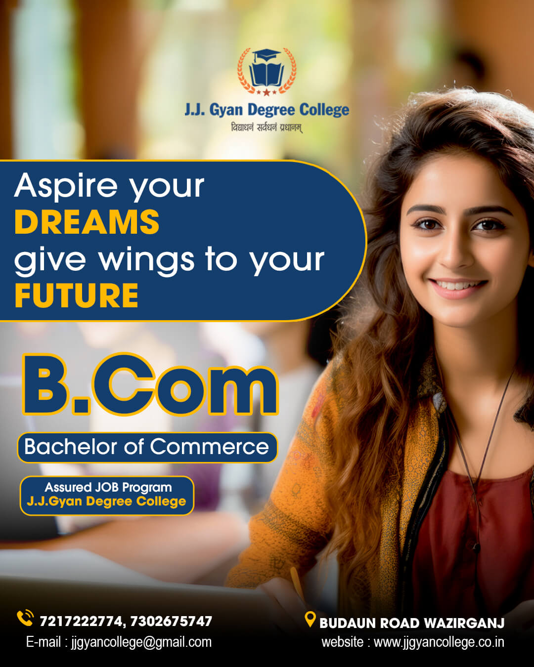 J J Gyan Degree College Social Media Post